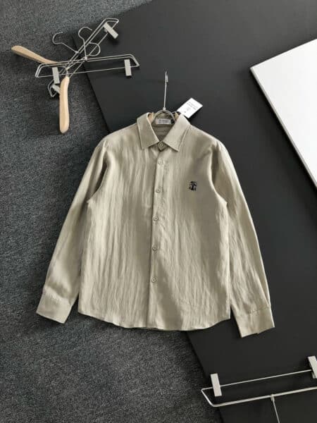 [브루넬로 쿠치넬리] 긴팔 린넨 셔츠 (3 COLORS)