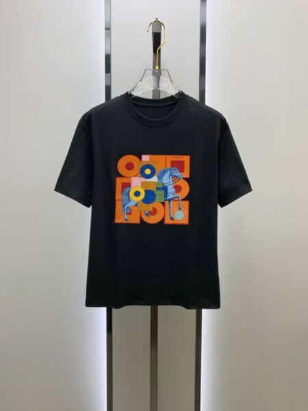 [에르메스] 그래픽 반팔 티셔츠 (2 COLORS)