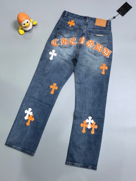 [크롬하츠] 섹스 레코즈 멀티 크로스 패치 데님 팬츠 (3 COLORS)