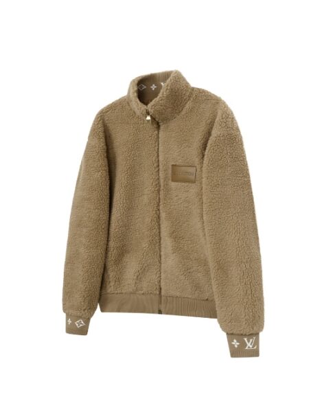[루이비통] 가죽 패치 플리스 블라우스 1AFXTR (2 COLORS)