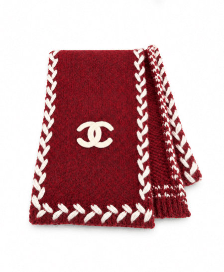 [샤넬] 26B 위트 이펙트 니트 캐시미어 머플러 (3 COLORS)