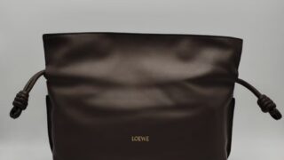XXX고객[로에베] 미디움 플라멩코 클러치 나파 카프스킨 초콜릿 A411FC1XD4 (사이트 주문)