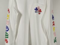 XXX고객님 [크롬하츠] 멀티 컬러 크로스 세메터리 롱 슬리브 티셔츠 (2 COLOR)(사이트 주문)